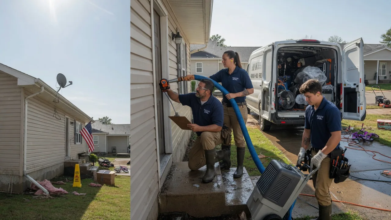 Ceiling Water Damage Restoration in Regan, ND near me